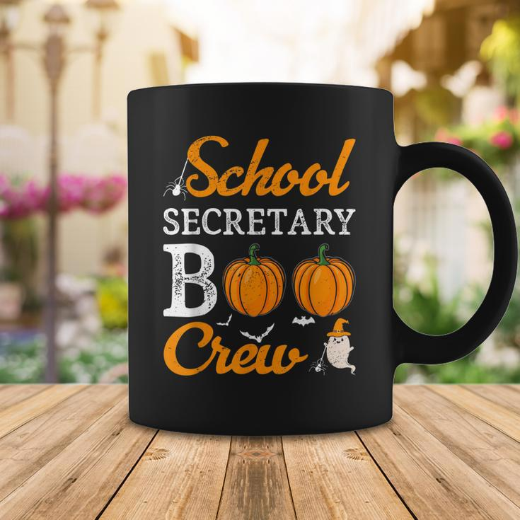 School Secretary Boo Crew Halloween School Office Squad Coffee Mug Funny Gifts