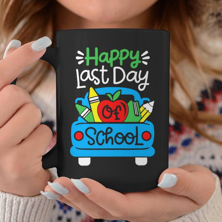 School Truck Shirts Happy Last Day Of School Teachers Kids Coffee Mug Funny Gifts