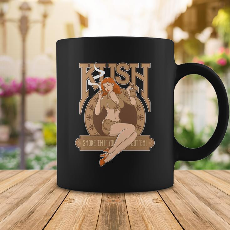 Sexy Lady Kush Smoke Marijuana Tshirt Coffee Mug Unique Gifts