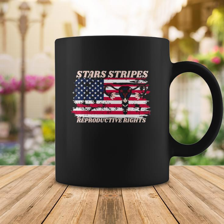 Stars Stripes Reproductive Rights Fourth Of July My Body My Choice Uterus Gift Coffee Mug Unique Gifts