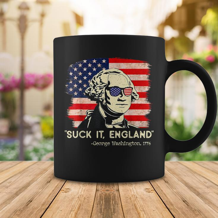 Suck It England Funny 4Th Of July Funny George Washington Coffee Mug Funny Gifts