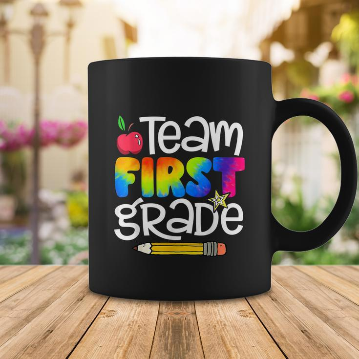 Team First Grade Tie Dye Back To School Coffee Mug Unique Gifts