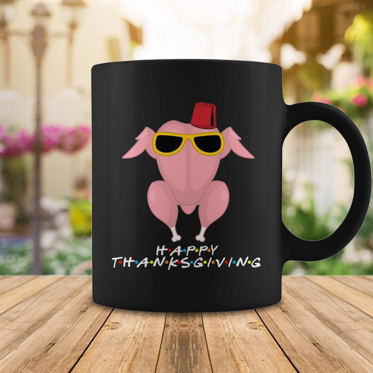 Thanksgiving Friends Funny Turkey Head Coffee Mug Unique Gifts