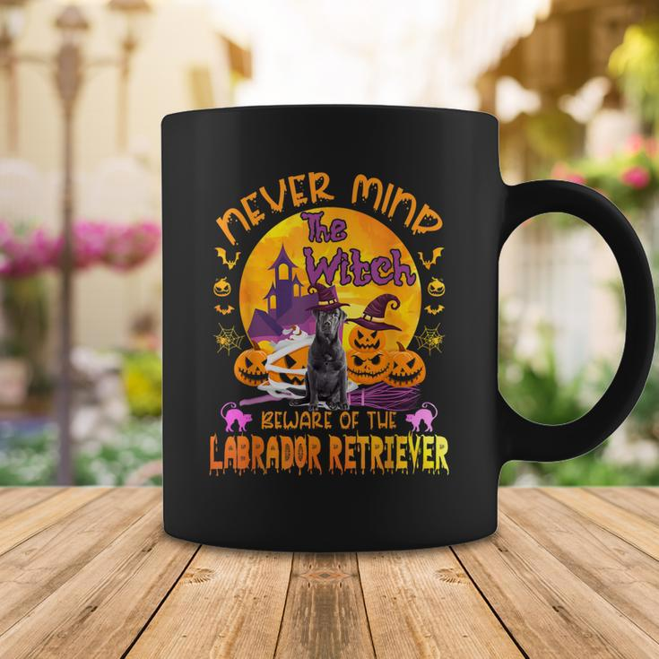The Witch Beware Of The Labrador Retriever Halloween Coffee Mug Funny Gifts