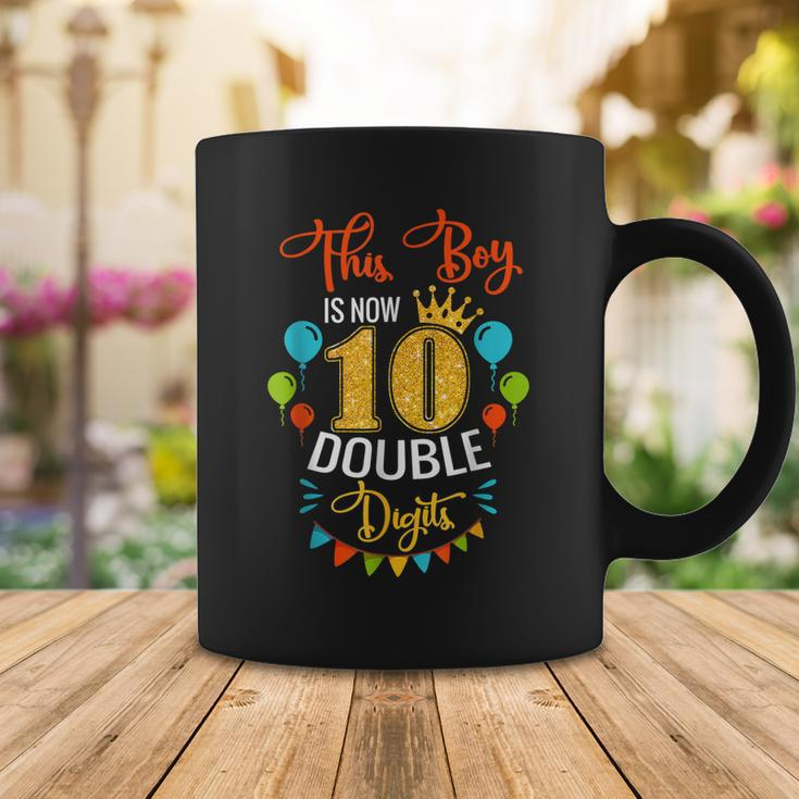 This Boy Is Now Double Digits Birthday Boy 10 Year Old Coffee Mug Funny Gifts