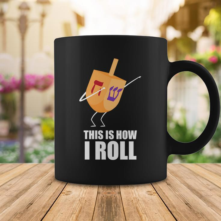 This Is How I Roll Dreidel Dabbing Chanukah Tshirt Coffee Mug Unique Gifts
