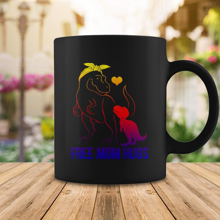Trans Free Mom Hugs Dinosaur Rex Mama Transgender Pride Meaningful Gift Coffee Mug Unique Gifts