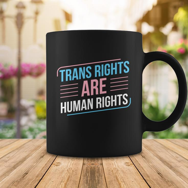 Trans Rights Are Human Rights Trans Pride Transgender Lgbt Gift Coffee Mug Unique Gifts