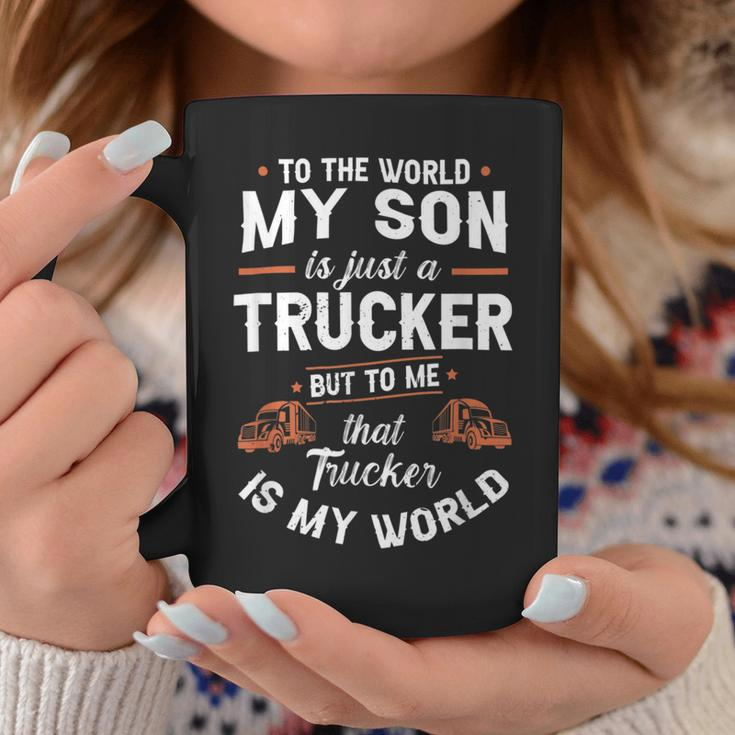 Trucker Trucker Accessories For Truck Driver Motor Lover Trucker_ V15 Coffee Mug Funny Gifts