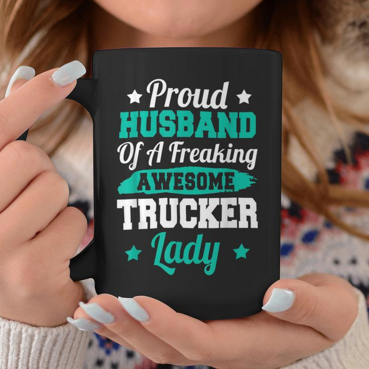 Trucker Trucking Truck Driver Trucker Husband Coffee Mug Funny Gifts