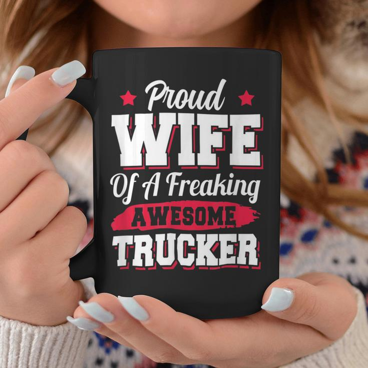 Trucker Trucking Truck Driver Trucker Wife Coffee Mug Funny Gifts
