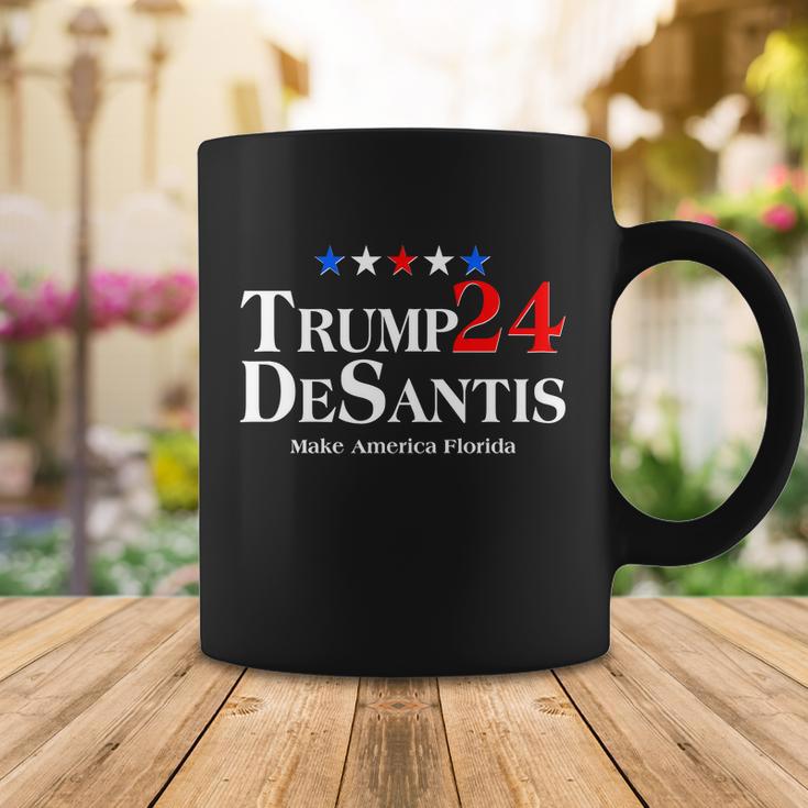 Trump Desantis 2024 Make America Florida Election Logo Tshirt Coffee Mug Unique Gifts