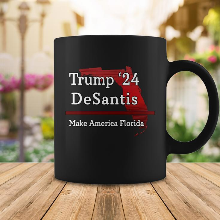 Trump Desantis 2024 Make America Florida State Tshirt Coffee Mug Unique Gifts