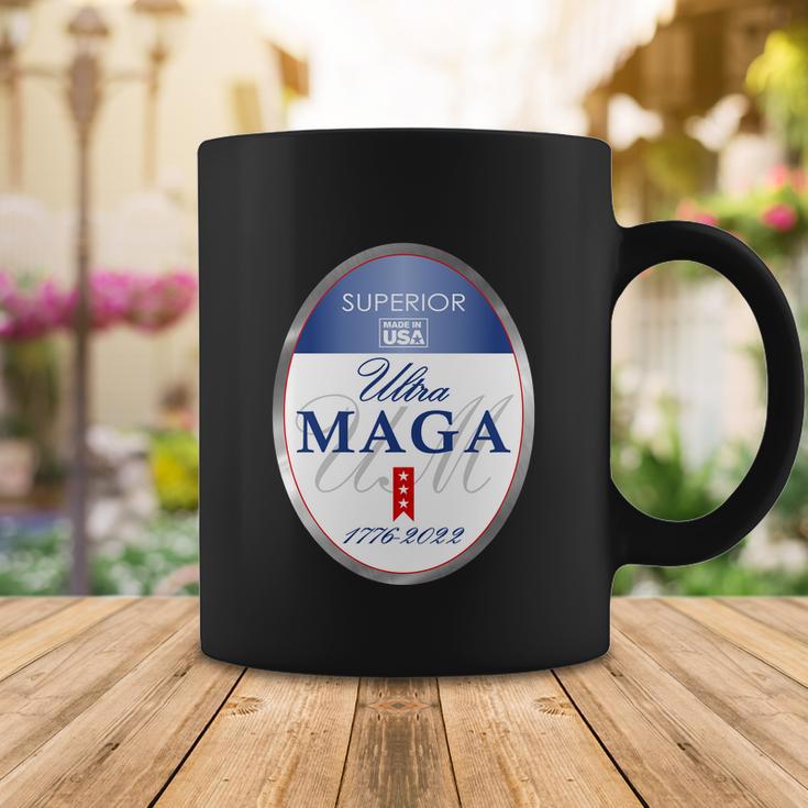 Ultra Maga Superior 1776 2022 Parody Trump 2024 Anti Biden Coffee Mug Unique Gifts