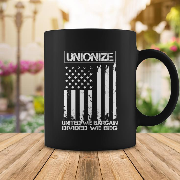 Unionize United We Bargain Divided We Beg Usa Union Pride Great Gift Coffee Mug Unique Gifts