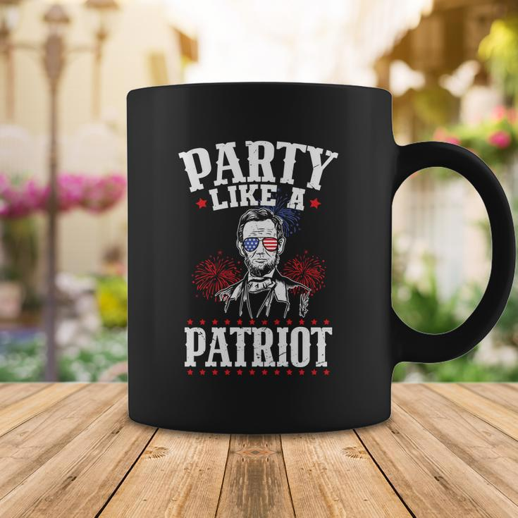 Usa Flag Design Party Like A Patriot Plus Size Shirt For Men Women And Family Coffee Mug Unique Gifts
