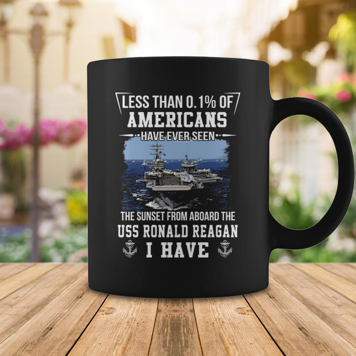 Uss Ronald Reagan Cvn 76 Sunset Coffee Mug Unique Gifts