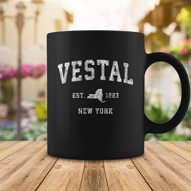 Vestal New York Ny Vintage Athletic Sports Design Coffee Mug Unique Gifts
