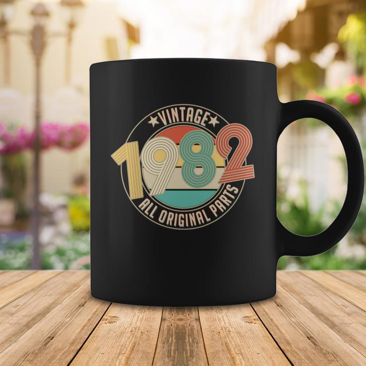 Vintage 1982 All Original Parts Emblem 40Th Birthday Coffee Mug Unique Gifts