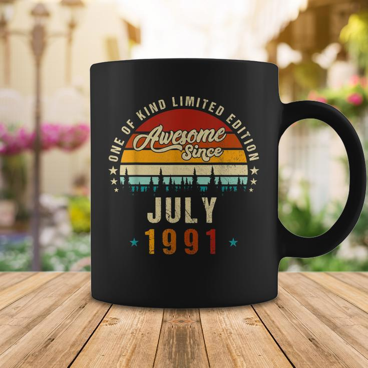 Vintage 31Th Birthday Awesome Since July 1991 Epic Legend Coffee Mug Funny Gifts