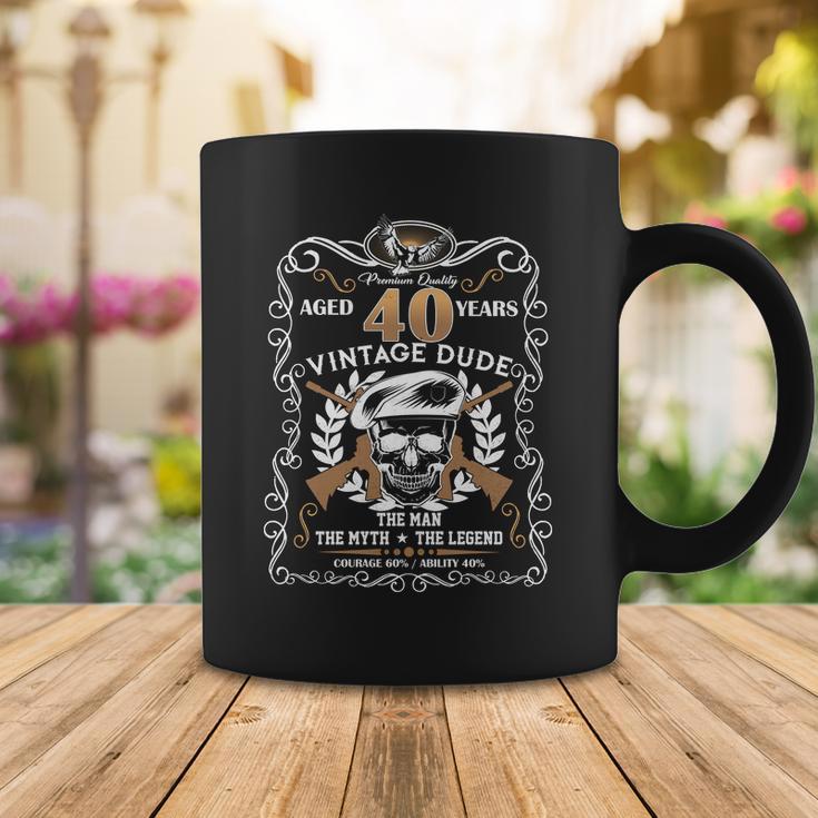 Mug anniversaire noir homme 40 ans – Les légendes sont nées en 1986 main image 1