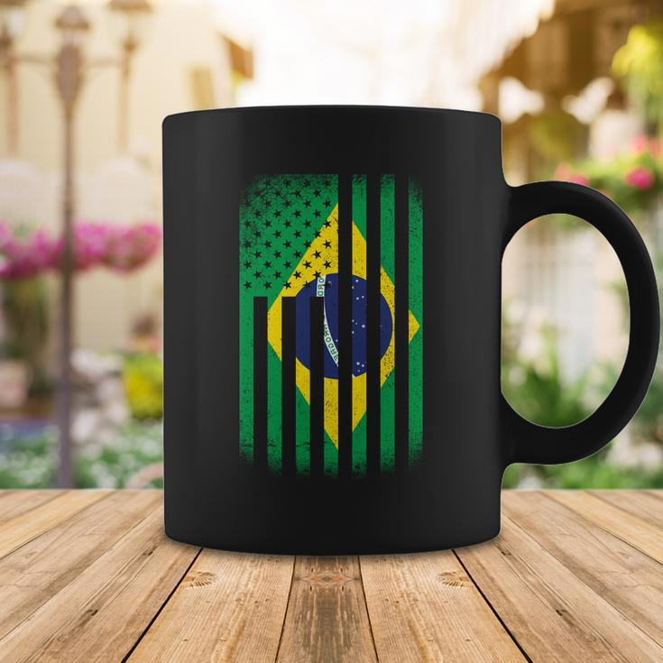 Vintage Flag Of Brazil Tshirt Coffee Mug Unique Gifts