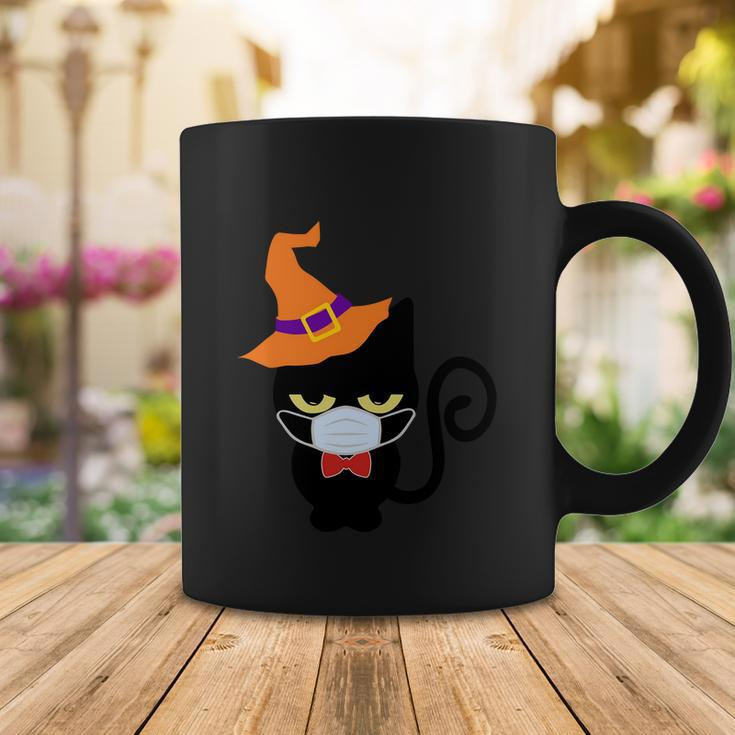 Vintage Halloween Witch Cat With Halloween Quote Coffee Mug Unique Gifts