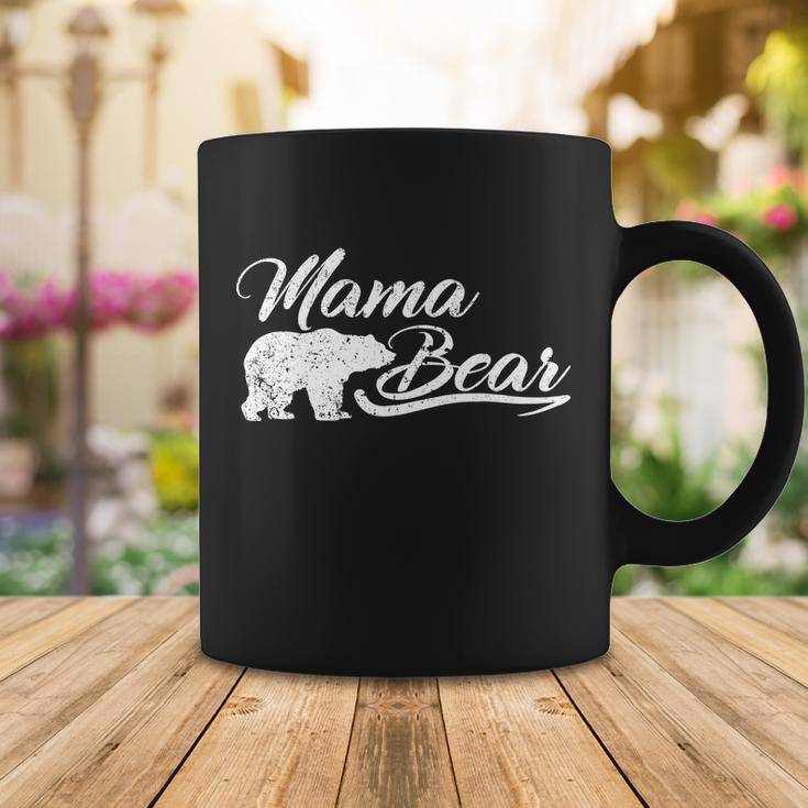 Vintage Mama Bear Retro Mother Logo Coffee Mug Unique Gifts