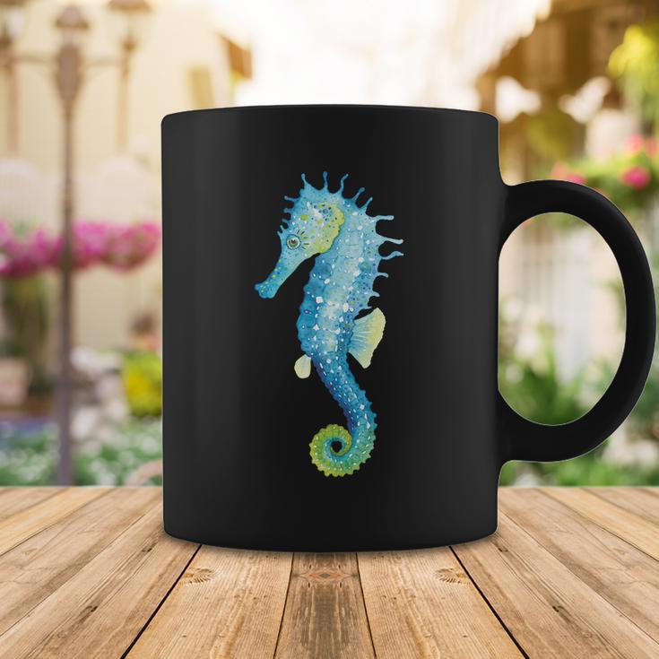 Watercolor Seahorse Coffee Mug Unique Gifts