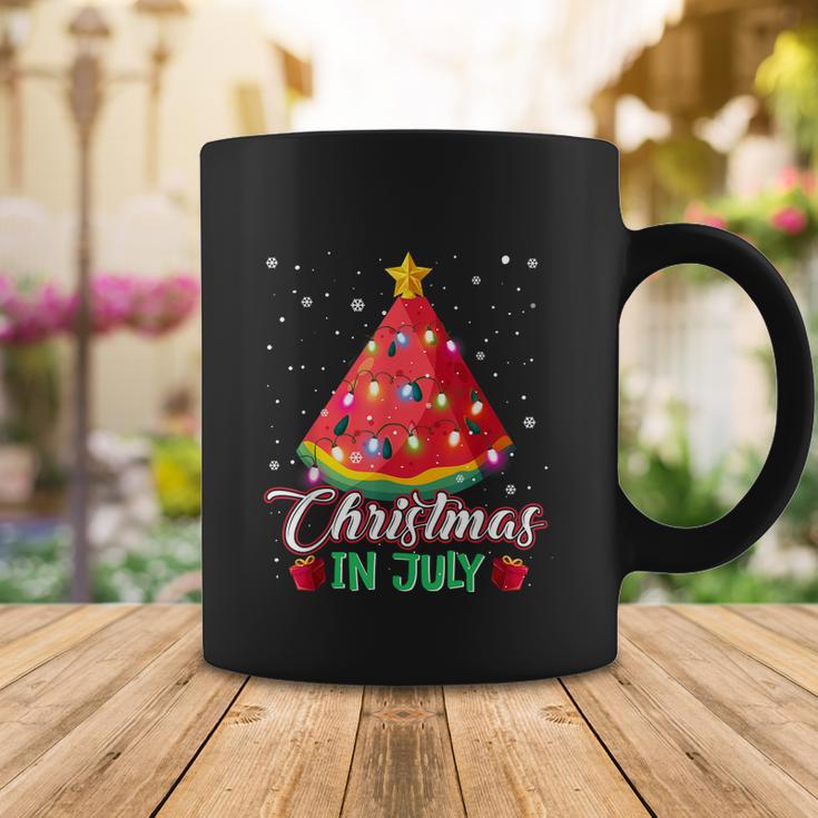 Watermelon Christmas Tree Christmas In July Summer Vacation Coffee Mug Unique Gifts