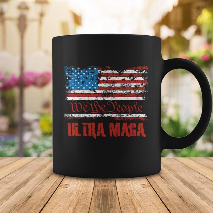 We The People Ultra Maga King Vintage Usa Flag Pride Coffee Mug Unique Gifts