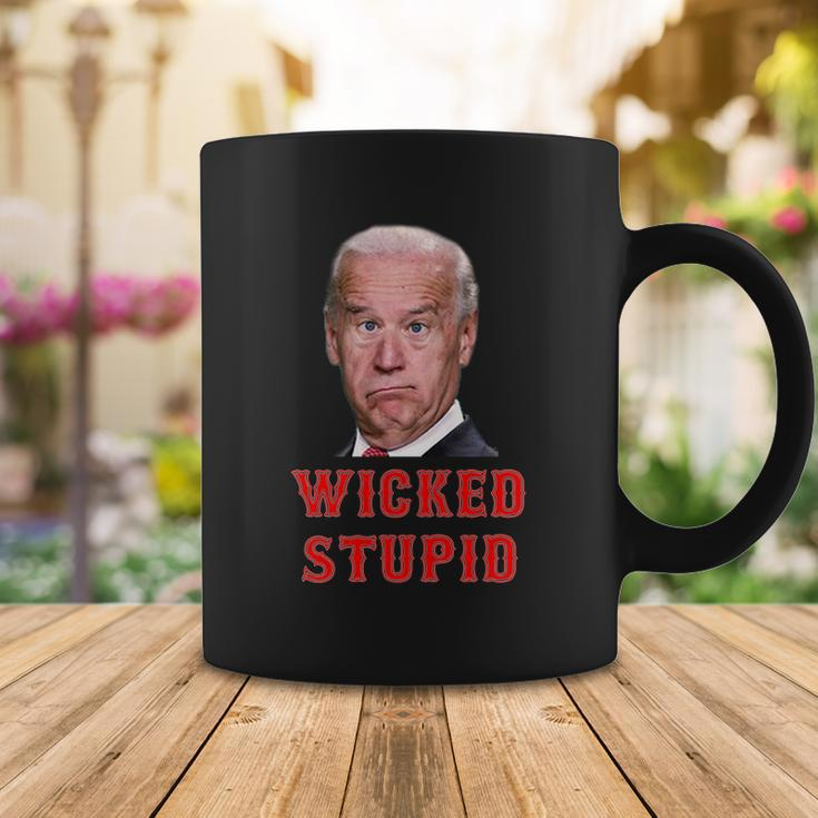 Wicked Stupid Funny Joe Biden Boston Coffee Mug Unique Gifts