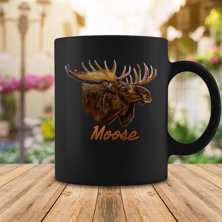 Wildlife - Moose Head Portrait Tshirt Coffee Mug Unique Gifts