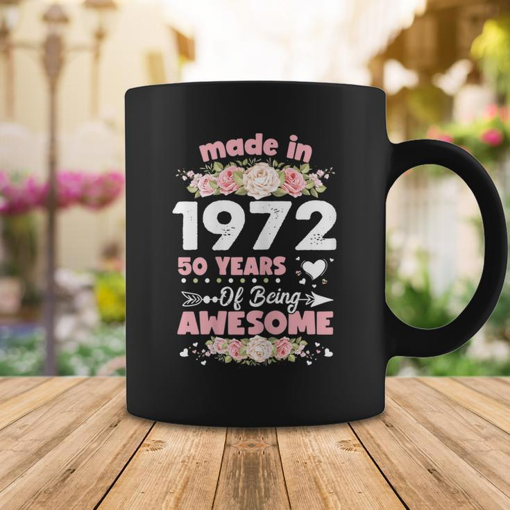 Womens 50 Years Old Gifts 50Th Birthday Born In 1972 Women Girls Coffee Mug Funny Gifts