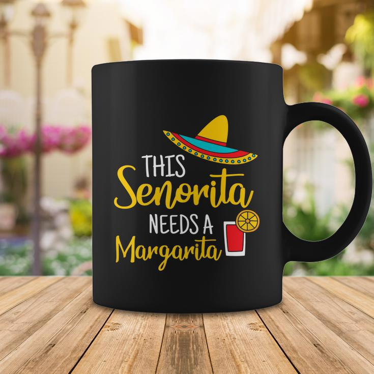 Womens Senorita Margarita Mexican Fiesta Funny Cinco De Mayo Coffee Mug Unique Gifts