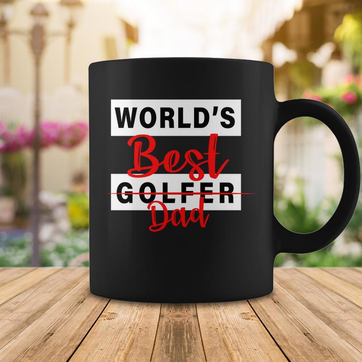 Worlds Best Golfer Dad Tshirt Coffee Mug Unique Gifts