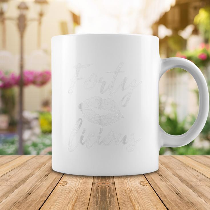 40Th Birthday Fortylicious 40 Year Old Birthday Coffee Mug - Monsterry