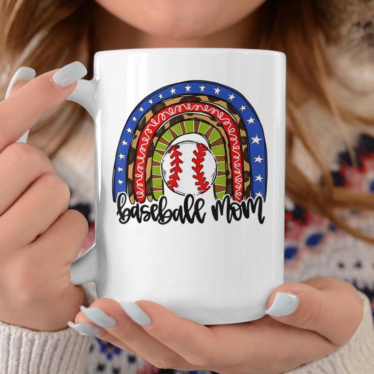 Baseball Mom Rainbow Baseball Mama  Coffee Mug Personalized Gifts