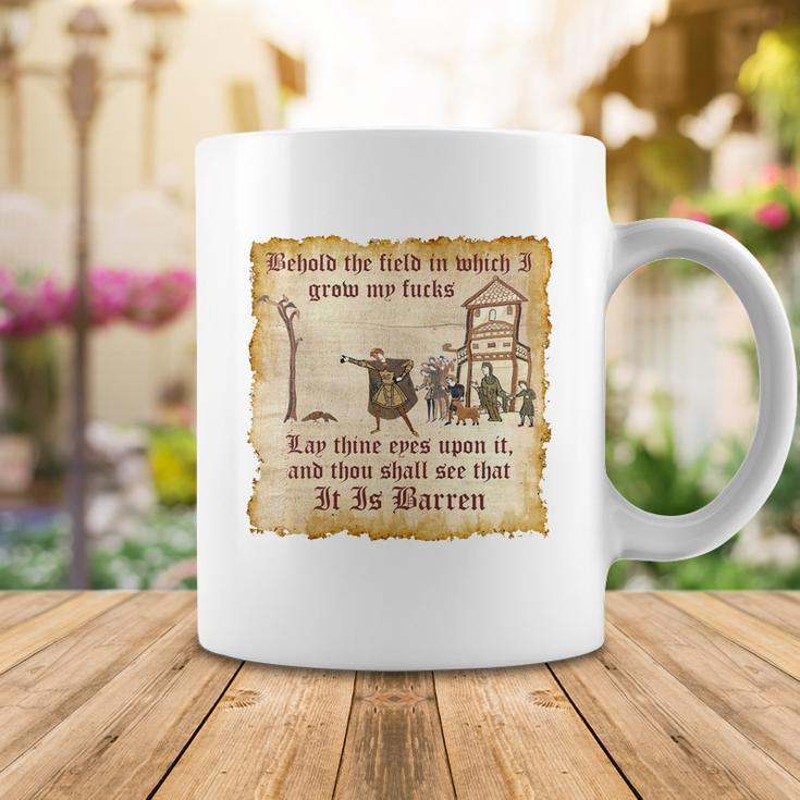 Behold The Field Medieval Dank Meme Coffee Mug Unique Gifts