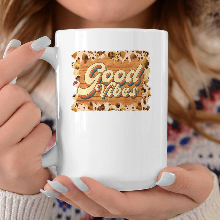 Boho Vintage Retro Vintage Good Vibes Coffee Mug Funny Gifts
