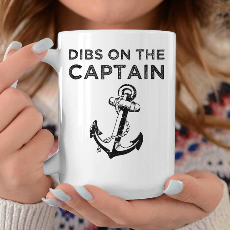 Dibs On The Captain Funny Captain Wife Dibs On The Captain Coffee Mug Personalized Gifts