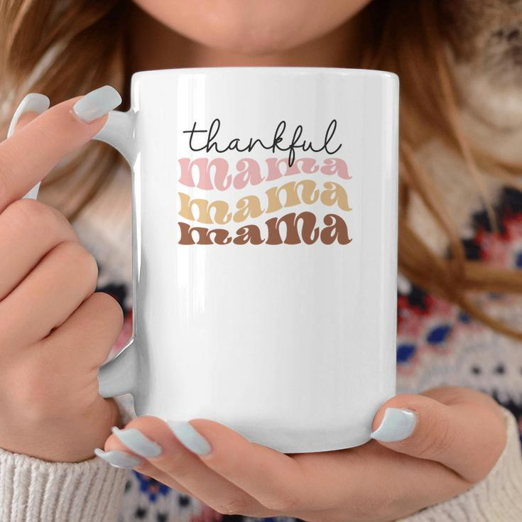 Fall Thankful Mama Mix Color Pink Orage Brown Coffee Mug Funny Gifts