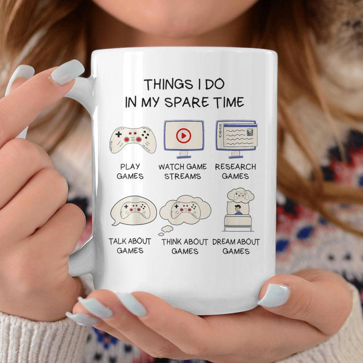 Funny Gamer Things I Do In My Spare Time Gaming V2 Coffee Mug Personalized Gifts