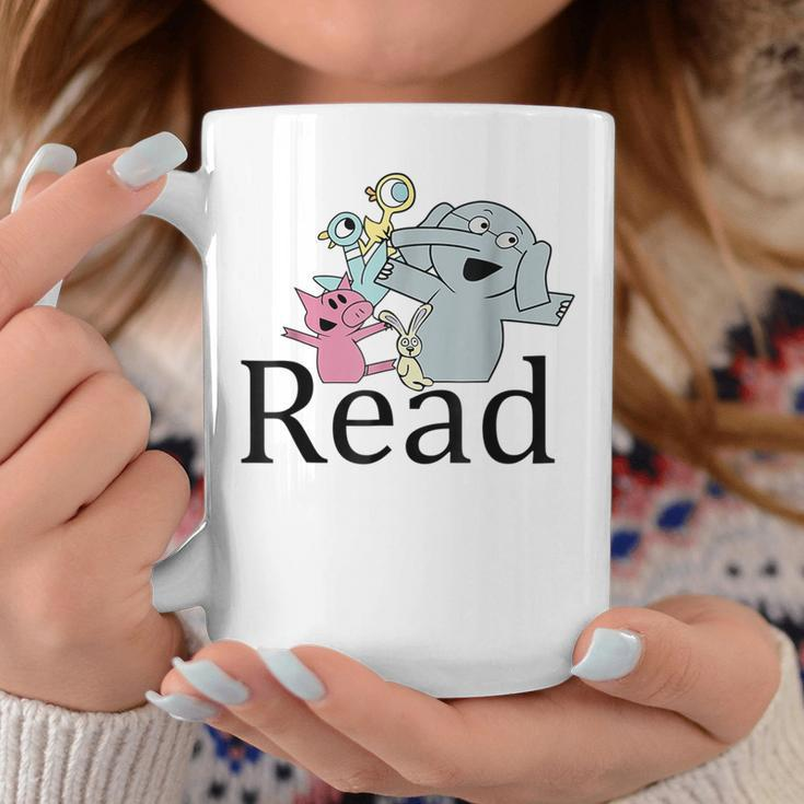 Funny Read Book Club Piggie Elephant Pigeons Teacher Coffee Mug Personalized Gifts