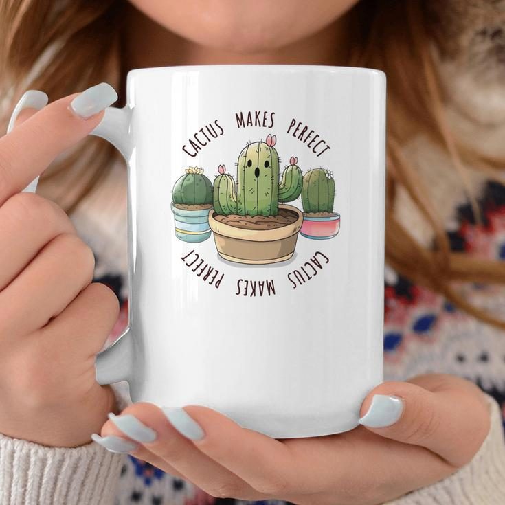 Gardener Cactus Makes Perfect Gardener Lovers Coffee Mug Funny Gifts