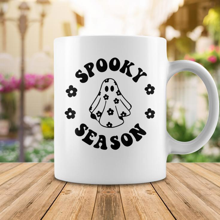 Halloween Ghost Vintage Groovy Trick Or Treat Spooky Vibes Coffee Mug Funny Gifts