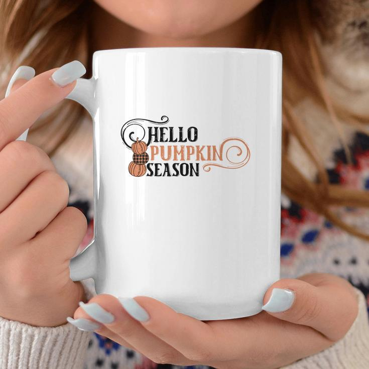 Hello Pumpkin Season Hello Fall Coffee Mug Funny Gifts