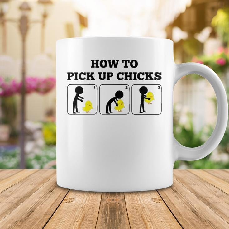 How To Pick Up Chicks Coffee Mug Funny Gifts