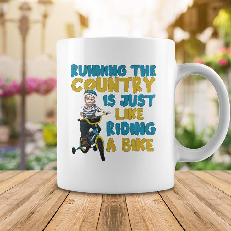 Joe Biden Running The Country Is Like Riding A Bike Coffee Mug Unique Gifts