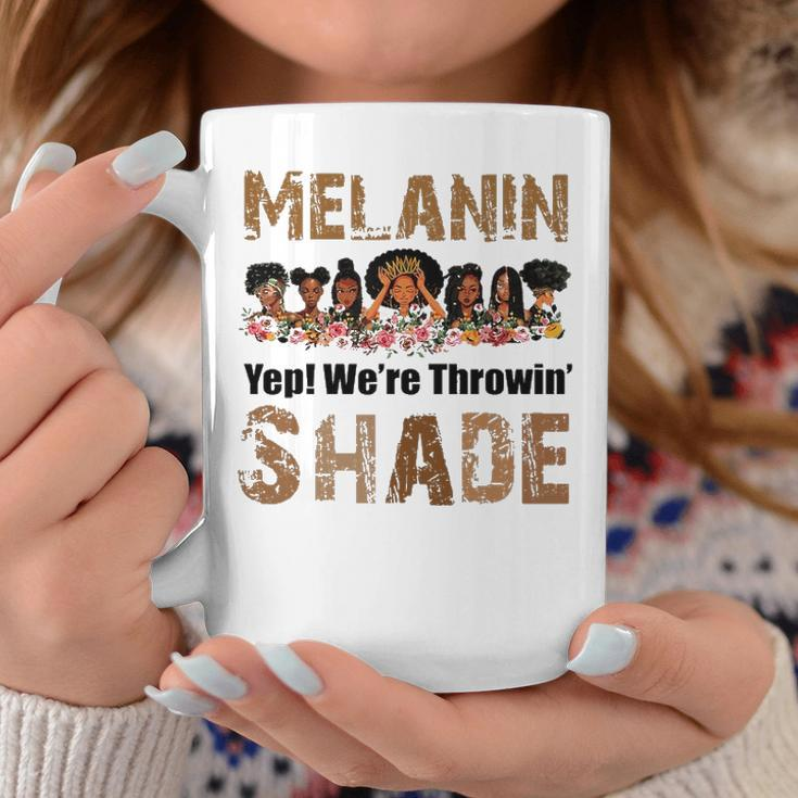 Juneteenth Black Women Melanin Yep Were Throwin Shade Coffee Mug Personalized Gifts